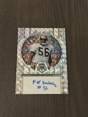 2023 Panini Mosaic Scripts Autographs S23 PAT SWILLING Auto Signed Football Card - Image 1 of 4