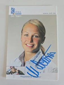 MAGDALENA NEUNER AUTOGRAMM ORIGINAL SIGNIERT AUTOGRAPH SIGNED AUTOGRAMMKARTE  - Bild 1 von 1