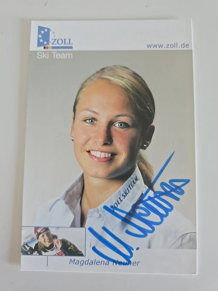 MAGDALENA NEUNER AUTOGRAMM ORIGINAL SIGNIERT AUTOGRAPH SIGNED AUTOGRAMMKARTE  - Bild 1 von 1