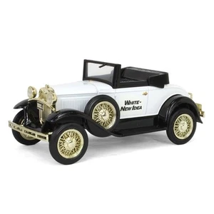 1/25 Ford Model A Roadster Bank, White New Idea, 1992 Louisville Cust-165 - Picture 1 of 5