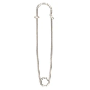 83AI 4 Inch Hilason Horse Blanket Safety Pin Nickle Plated Pack of 10 - Picture 1 of 5