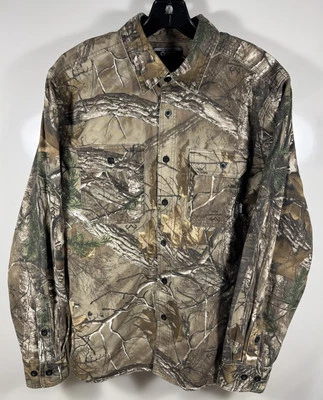 Gander Mountain Guide Series Realtree Xtra Camo Button Up Hunting Shirt Large - Image 1 of 4