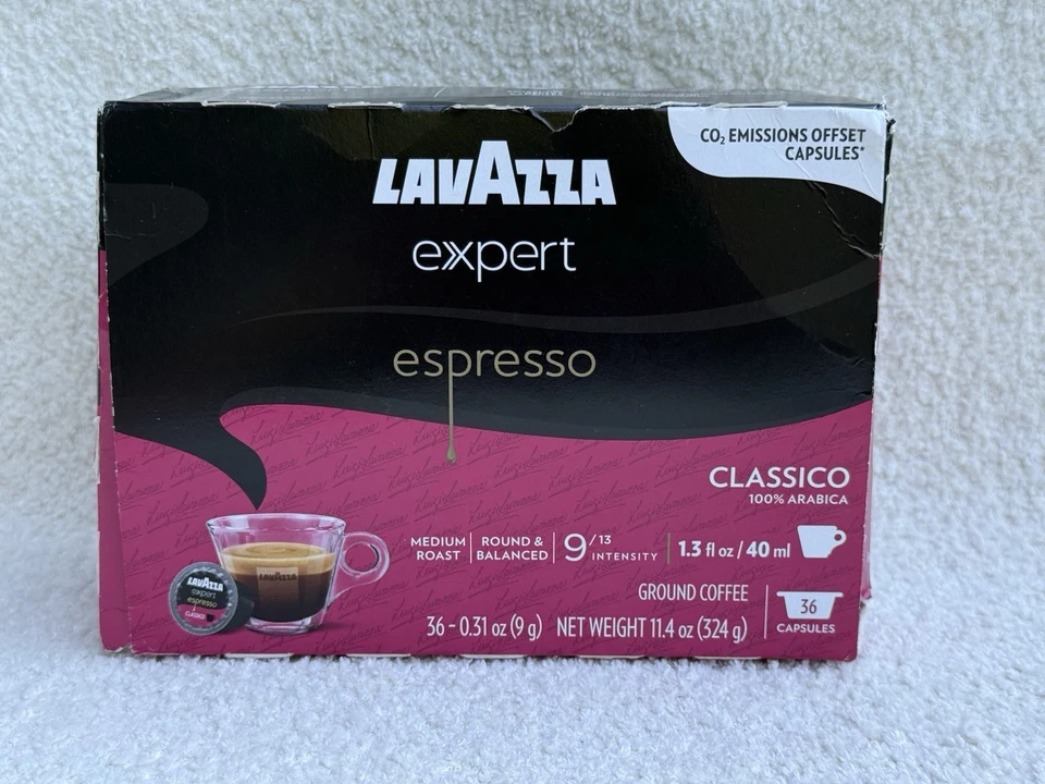 Lavazza Expert Espresso Classico Capsules Medium Roast 100 Arabica 36 Capsules
