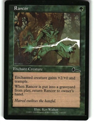 Magic the Gathering - Urza's Legacy Rancor 1999 110 Common - Image 1 of 2