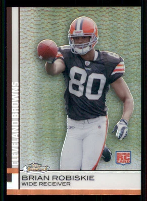 2009 Finest Pigskin Refractors #67 Brian Robiskie - Image 1 of 2