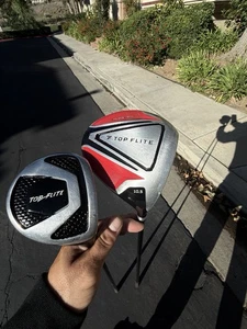 Top Flite Ti-matrix 460cc Driver & 3 Wood Sr & M Flex Graphite Shaft TopFlite RH - Picture 1 of 11