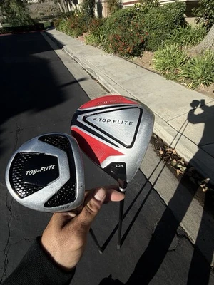 Top Flite Ti-matrix 460cc Driver & 3 Wood Sr & M Flex Graphite Shaft TopFlite RH - Image 1 of 4