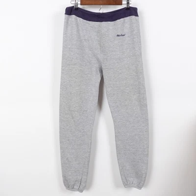 Pantalones deportivos grandes vintage para hombre MacGregor hechos en EE. UU. gris azul Foto 1 de 4