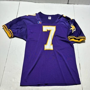 Vintage Randall Cunningham Jersey Youth L Minnesota Vikings #7 USA Made Casual - Picture 1 of 12
