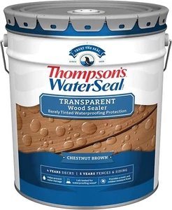 Thompson?s WaterSeal Transparent Waterproofing Wood Stain and Sealer, 5 Gallon - Picture 1 of 6