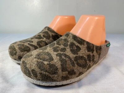 Zuecos Mobils by Mephisto Nature Is Future zapatos para mujer estampado animal lana UE 36 Foto 1 de 4