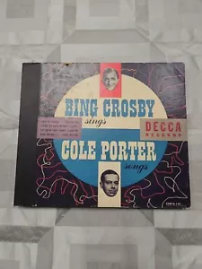 Bing Crosby, 78rpm Album, V+, Bing Crosby Sings Cole Porter, Decca A-691 - Picture 1 of 7