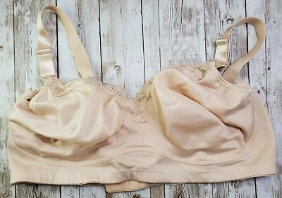 Gillian O'Malley Intimates Tan Beige Nursing Bra 40D No Wires - Image 1 of 3