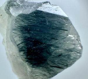 46 Carat Riebeckite Incllusion Quartz Crystal From Kpk Pakistan
