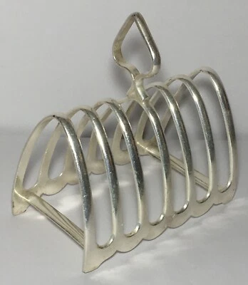 Estante para tostadas Mappin & Webb Art Deco plateado años 30 - W20380 Foto 1 de 4