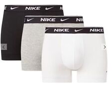 Nike Everyday Mens Cotton Stretch 3 Pack Trunk Boxer Briefs Shorts Underwear New
