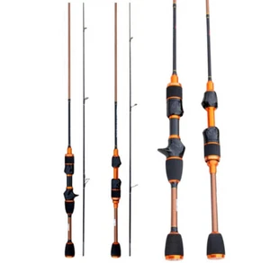 Carbon Fiber Spinning Rods 1.68m Ultralight Casting Fishing Hand Pole Lure Rod - Picture 1 of 46
