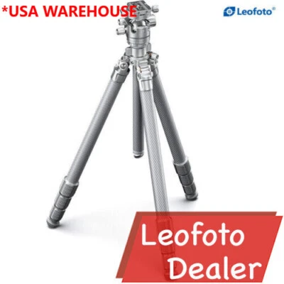 Leofoto LG-324C+LH-40R Tripod water&sand proof with panorama ballhead Silver - Image 1 of 4