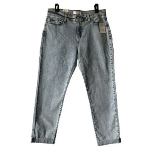 Jeans elasticizzati Denizen Levi's Boyfriend leggeri lavati alla caviglia a polsino taglia 2 - Foto 1 di 5