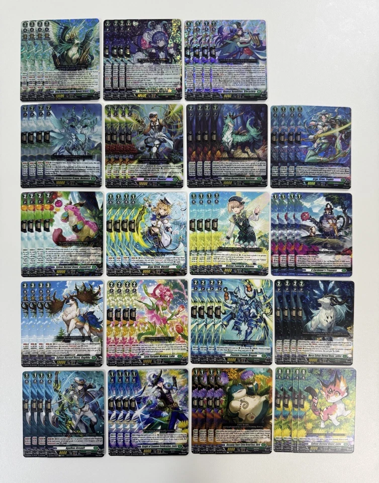 CARDFIGHT VANGUARD DZ-BT08 STOICHEIA PLAYSET MAGNOLIA PATRIARCH SINCERIETE - Image 1 of 4