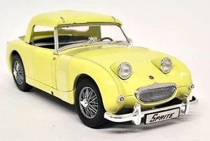 Revell 1/18 Austin Healey Sprite Frogeye 1958 Yellow Diecast Scale Model Car - Picture 1 of 8