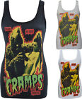 The Cramps Damski PSYCHOBILLY Tanktop Creature from Black Lagoon Monster Horror