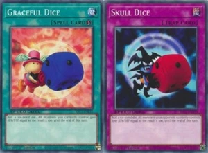 Yugioh - Graceful & Skull Dice - 1st Edition NM - Plus Free Holographic Card - Picture 1 of 3
