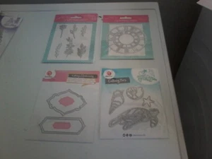 4X CUTTING DIES FOR SCRAPBOOKING NEW/ MIX (J839) - Picture 1 of 1