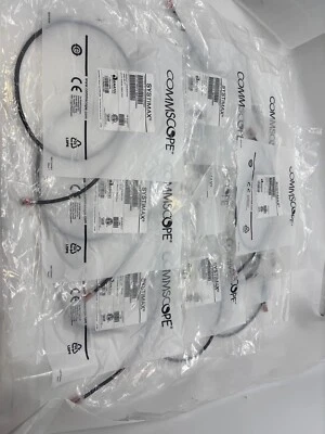 Lot of 10 Systimax GS8E Stranded Modular Patch Cord, Blk, 3 FT (CPC3312-01F003) - Image 1 of 4