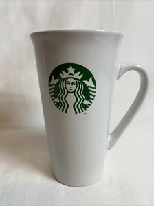 Tazza tazza caffè Starbucks 2013 bianca verde sirena logo alta 12 oz - Foto 1 di 4
