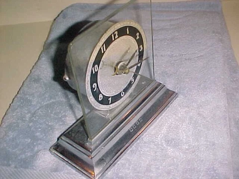 RARE  Vintage  -  Art Deco VIKING  MOON - GLO    Light-Up CLOCK  -  FOR REPAIR Cover