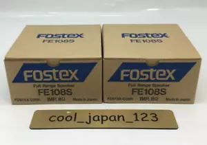 FOSTEX FE108-S Super Full Range Speaker Unit PAIR For Nagaoka Super Swan etc. - Picture 1 of 24