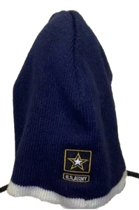 Gorro del ejército de los Estados Unidos talla única azul Port & Company - Imagen 1 de 4