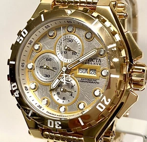 52mm VALJOUX 7750 Swiss Auto| METEORITE| Gldtn Bracelet| Excursion Invicta Watch - Picture 1 of 12