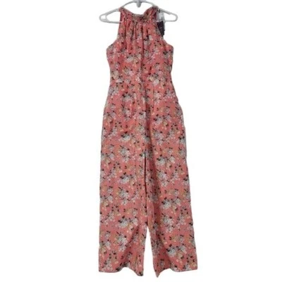 J. Crew Jumpsuit Size 00 High Neck Hidden back zipper Keyhole tie closure sleeve - Image 1 of 4