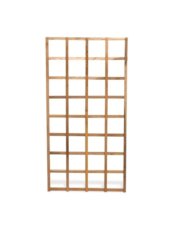 Enrejado de teca, 24" x 48", totalmente montado, listo para usar - Pantalla de privacidad - Foto 1 de 1
