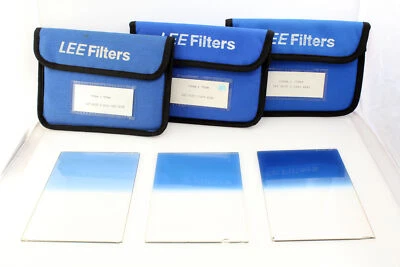 Lee Filters Sky Blue Hard Grad Set 100x150mm- Sky Blue 2, 3 & 5 - Image 1 of 4