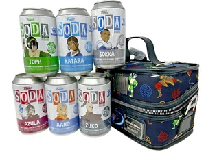 Funko SODA Vinyl Avatar: The Last Airbender - 6 Common Set w/Cooler NO CHASES - Picture 1 of 2