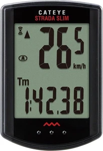 CATEYE CC-RD310W STRADA SLIM schwarz kabelloser Fahrradcomputer Japan - Bild 1 von 8