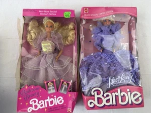 MATTEL #7669 BARBIE DOLL LILAC & LOVELY & Ballroom Beauty Sears Wal-mart Lmtd ed - Imagen 1 de 16