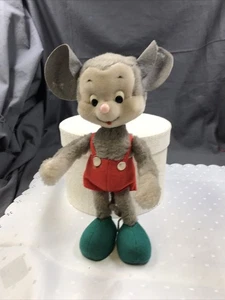 50er 60er Schuco Bigo Bello Baby-Maus, Oldschool Stofftier, Vintage Mouse RAR ! - Bild 1 von 8