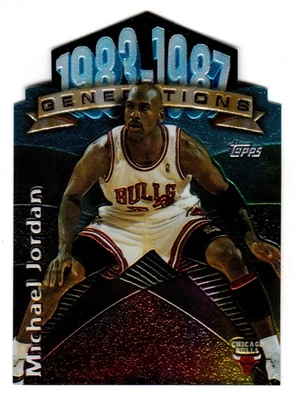 1997-98 TOPPS #G2 MICHAEL JORDAN GENERATION ЧИСТЫЙ! - Изображение 1 из 2