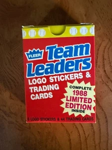 1988 Fleer Baseball Team Leader Komplettsatz - 44 Karten + 6 Logo - Bild 1 von 2