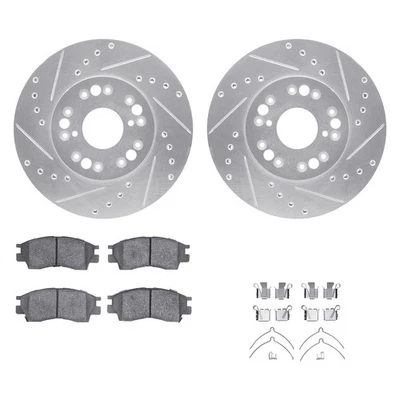 For Lexus LS400 91-92 DFC PRO-KIT 5000+ Drilled & Slotted Front Brake Kit - Изображение 1 из 2
