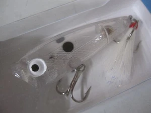 Label Pop R P60 SPR3 All Clear New Smith Limited Color POP-R Lures - Picture 1 of 3