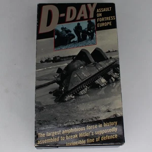 D-Day Assault on Fortress Europe VHS 1990 War Documentary White Star - Picture 1 of 6