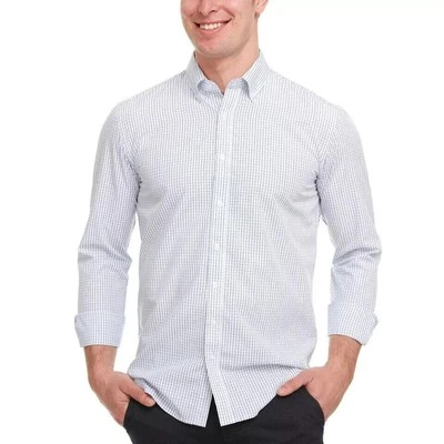 Chaps Men's Button-Down Dress Shirt, Blue, L  16-16.5 34/35 - Image 1 of 4