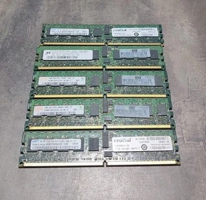 Job Lot X 5  2Gb Ram Desktop Memory 2 = 5300p, 3 =  6400p - Afbeelding 1 van 3