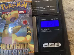 pokemon heartgold soul silver booster pack heavy 18.19 grams factory sealed - Picture 1 of 4