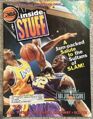 KARL MALONE Utah Jazz 1992 NBA INSIDE STUFF MAGAZINE 9 TARJETAS FLEER SIN CORTAR Pippen Foto 1 de 2